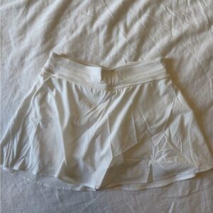 Lululemon White Tennis Skort